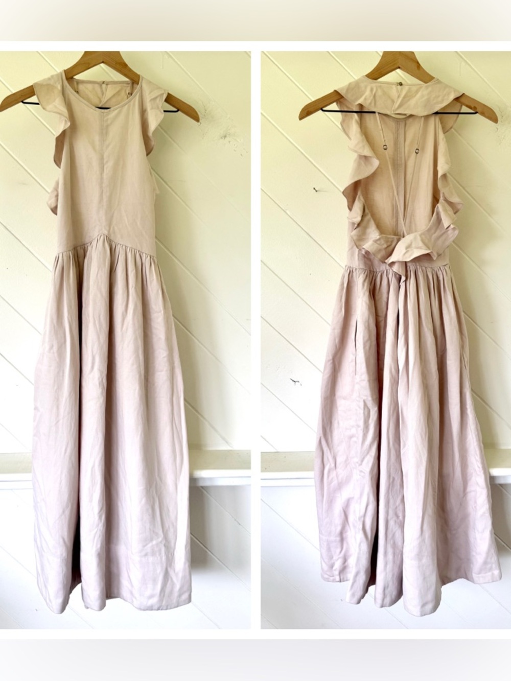 Ulla Johnson cross back halter dress